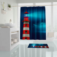 Afbeelding in Gallery-weergave laden, Zethome - Redhouse - Douchegordijn - Badkamer Gordijn - Shower Curtain - Waterdicht - 1x180X200 - Een Stuk - Sneldrogend en Anti Schimmel -Wasbaar en Duurzaam
