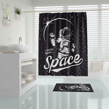 Load image into Gallery viewer, Zethome - Space - Douchegordijn - Badkamer Gordijn - Shower Curtain - Waterdicht - 1x180X200 - Een Stuk - Sneldrogend en Anti Schimmel -Wasbaar en Duurzaam
