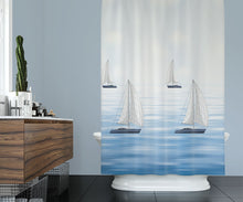 Load image into Gallery viewer, Zethome - Douchegordijn 180x200 cm - Polyester - Badkamer Gordijn - Shower Curtain - Sneldrogend en Anti Schimmel -Wasbaar en Duurzaam - 9889
